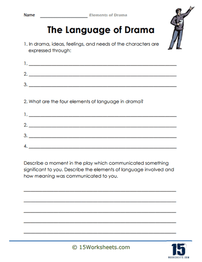 Elements of Drama Worksheets - 15 Worksheets Library