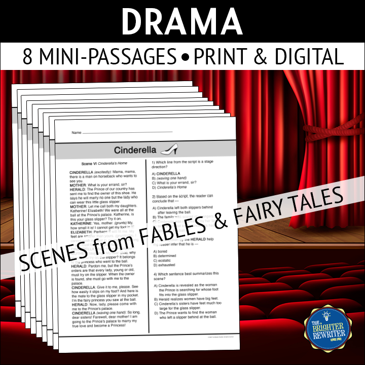 Drama Reading Comprehension Passages | Made By Teachers