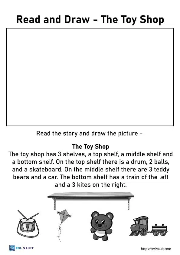 draw a story worksheet