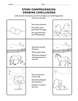 Story Comprehension: Drawing Conclusions | Interactive Worksheet ...