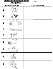 drawing circuits .doc - CIRCUIT DIAGRAM WORKSHEET PART 1 - Convert ...