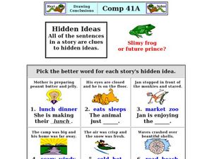drawing conclusion worksheet 2nd grade