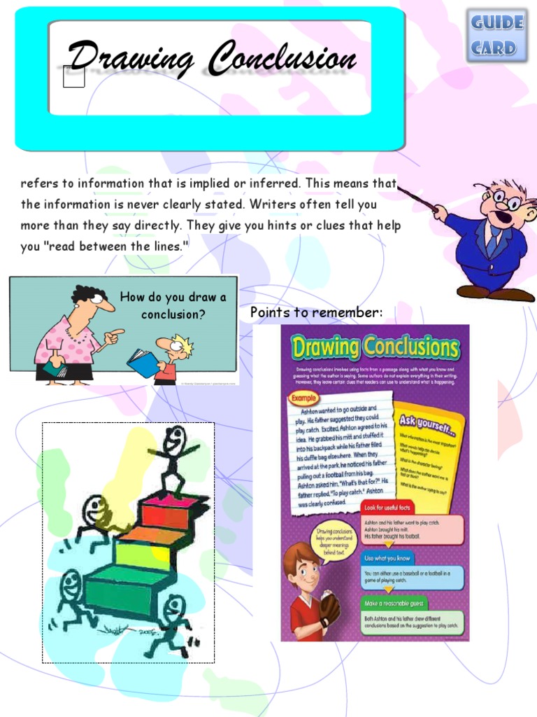 Drawing Conclusion PDF Knowledge Video Games Worksheets Library