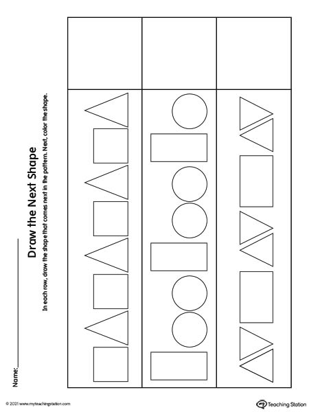 Free drawing patterns worksheet, Download Free drawing patterns ...
