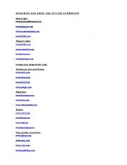 dress for success worksheet