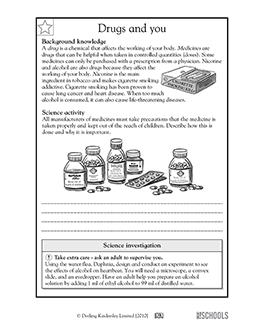 drug education worksheet