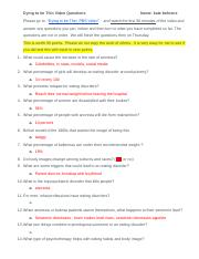 Copy of Dying to be Thin Video Question 2019 - Dying to be Thin ...