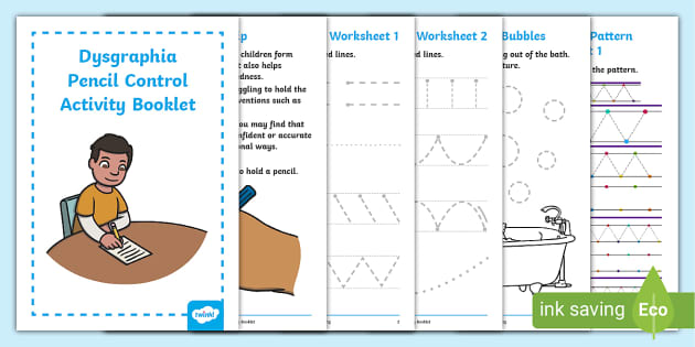 Dysgraphia Writing Exercises PDF Booklet (teacher made)