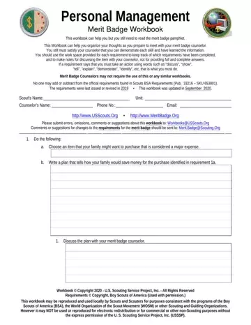 eagle merit badge worksheet