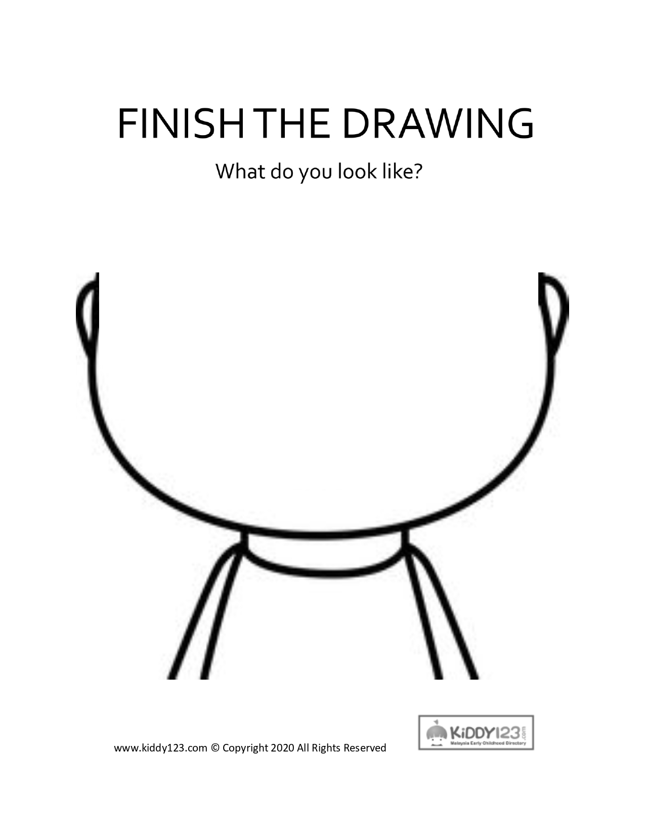 FREE Printable Worksheets for Kids | Bundle #1 - Kiddy123.com