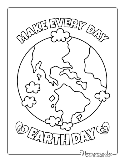 earth day coloring pages