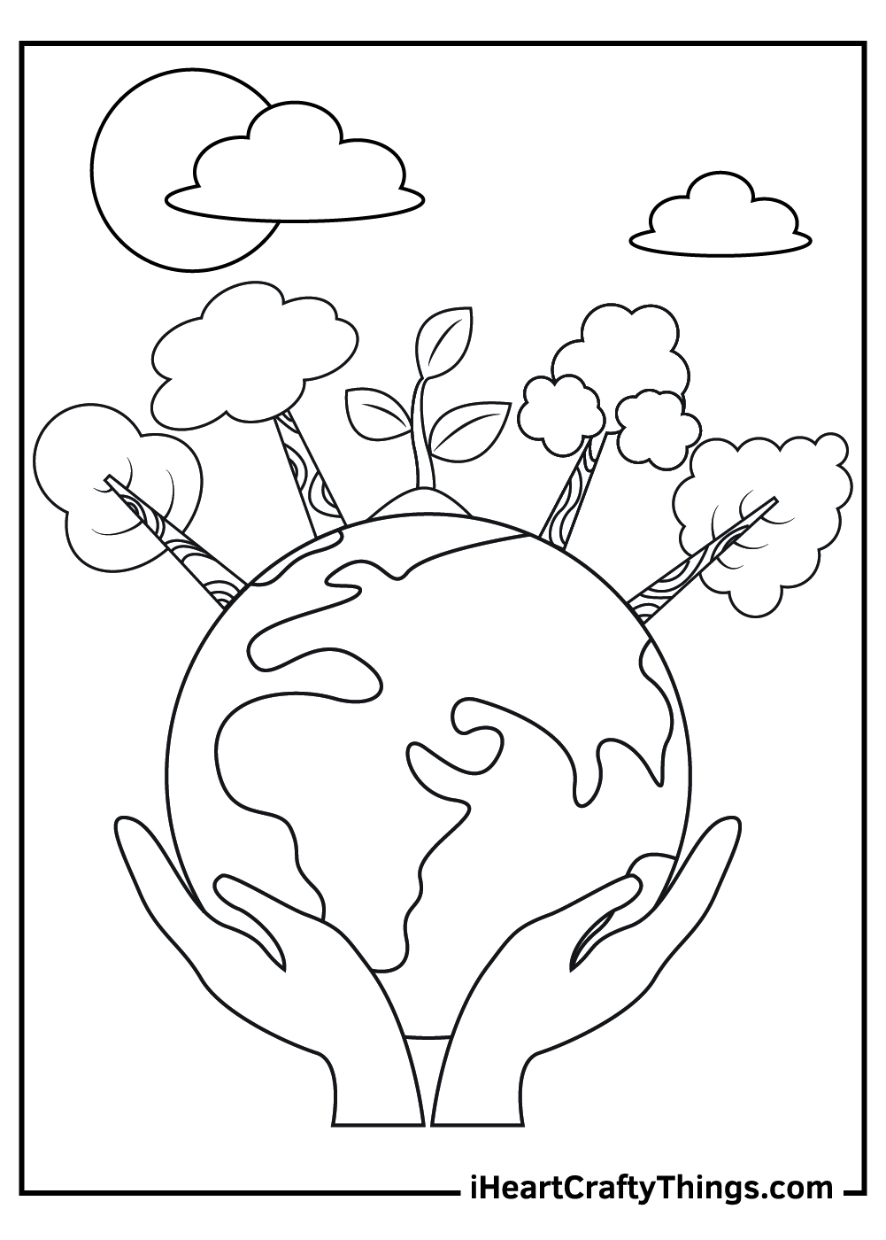 Earth Day Coloring Pages (100% Free Printables)
