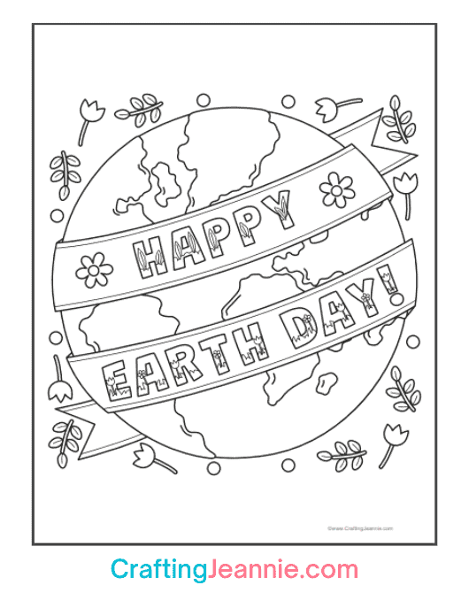 20+ Earth Day Coloring Pages - Free Printable