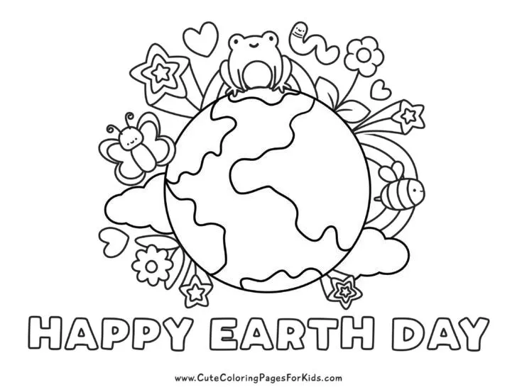 earth day coloring pages