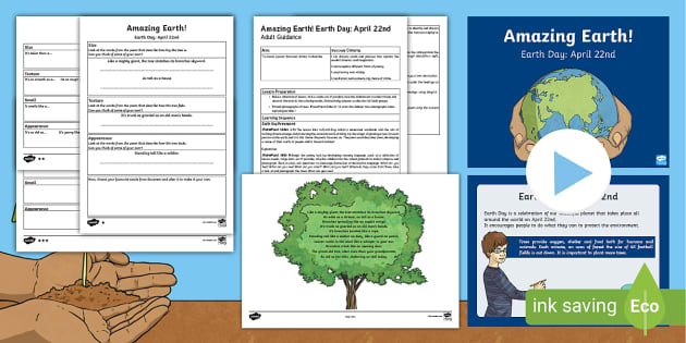 earth day poem worksheet
