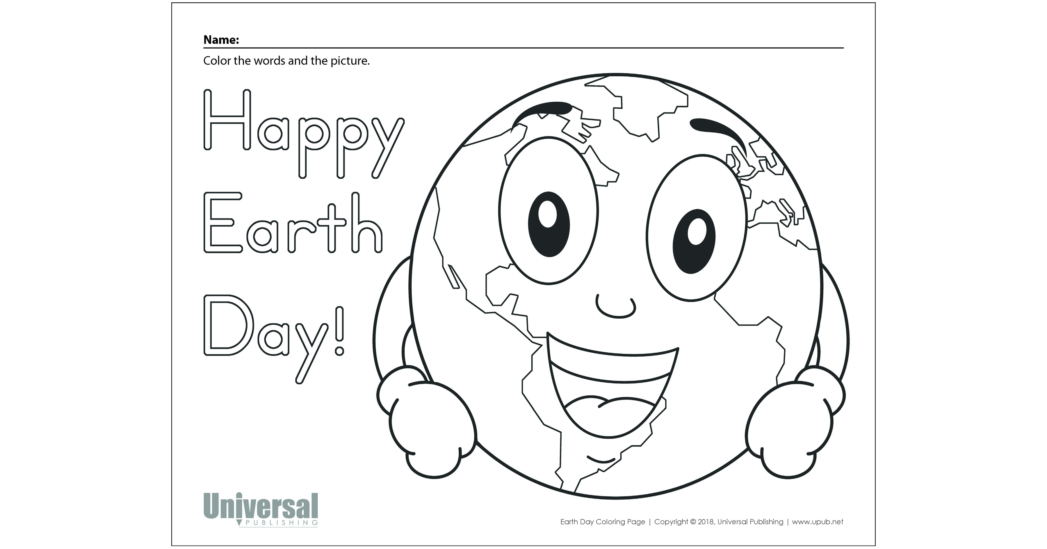 earth day printables