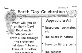Earth Day Worksheets | edHelper.com