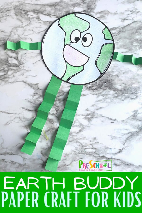 ? FREE Printable Happy Earth Day Craft for Preschoolers