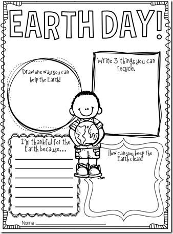 earth day writing worksheet
