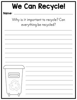 Earth Day Worksheets and Writing Prompts by Amandas Little Learners