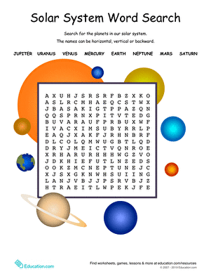 earth in space worksheet answers