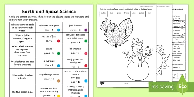 Earth and Space - ESL worksheet by ElizaJR