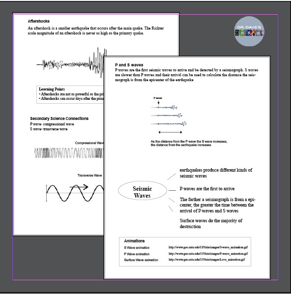 earthquakes and seismic waves worksheet