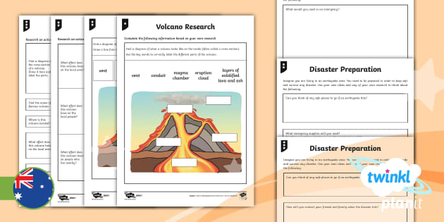 earthquakes and volcanoes worksheet