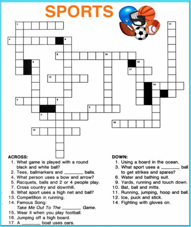 Crossword Puzzles For Kids - Best Coloring Pages For Kids