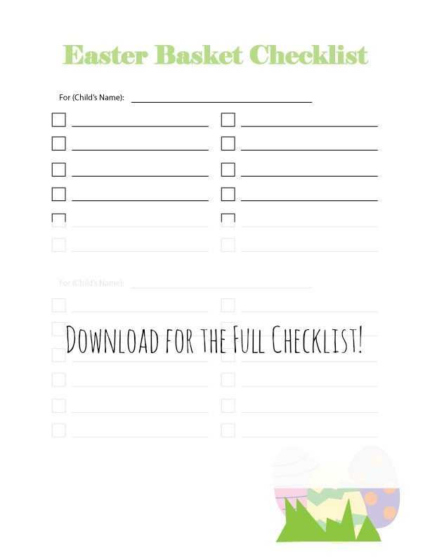 Free easter checklist, Download Free easter checklist png images, Free