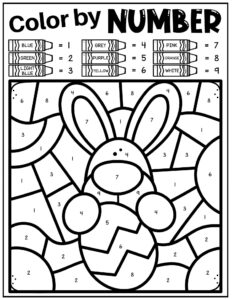 FREE Color by Numbers Easter Printables {6 pages}! - Leap of Faith ...