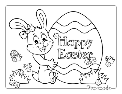 Free Easter Coloring Pages for Kids &  Adults