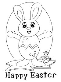 easter coloring worksheet
