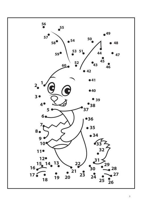 Free Easter Dot to Dot Printables - Lemon and Kiwi Designs - Worksheets ...