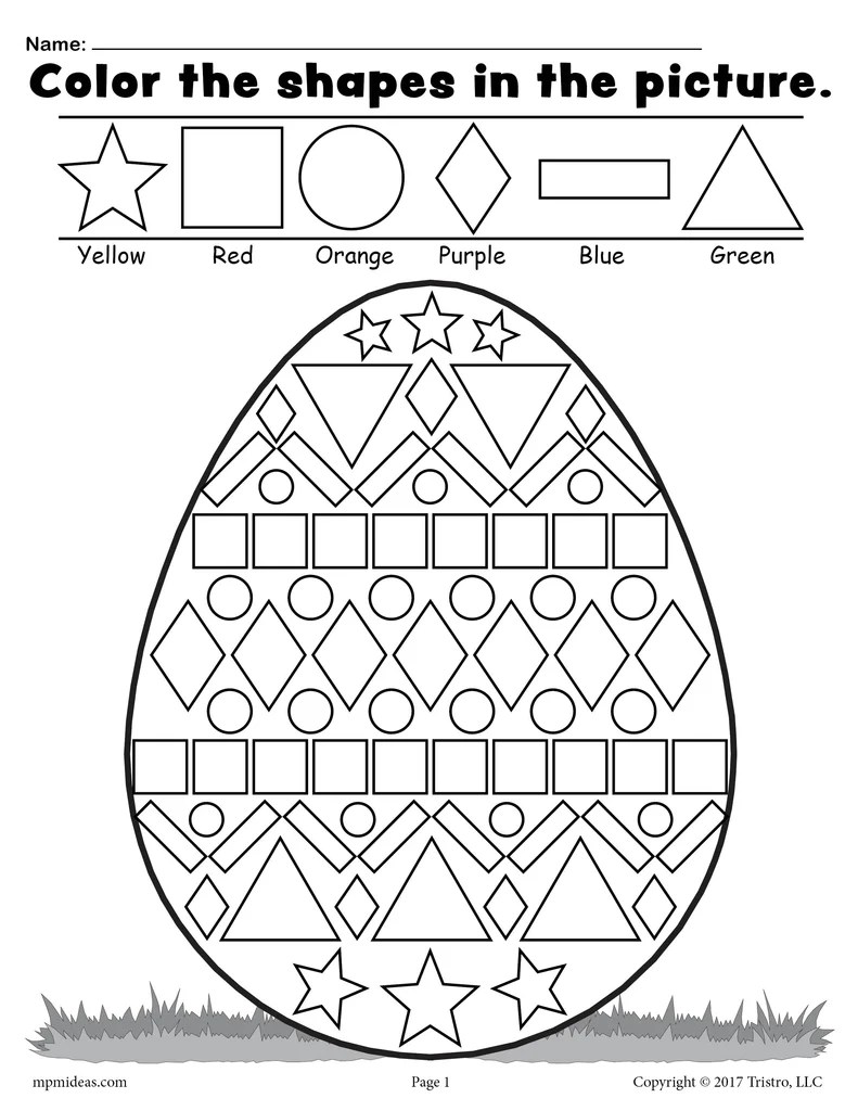 Easter Activity Sheet