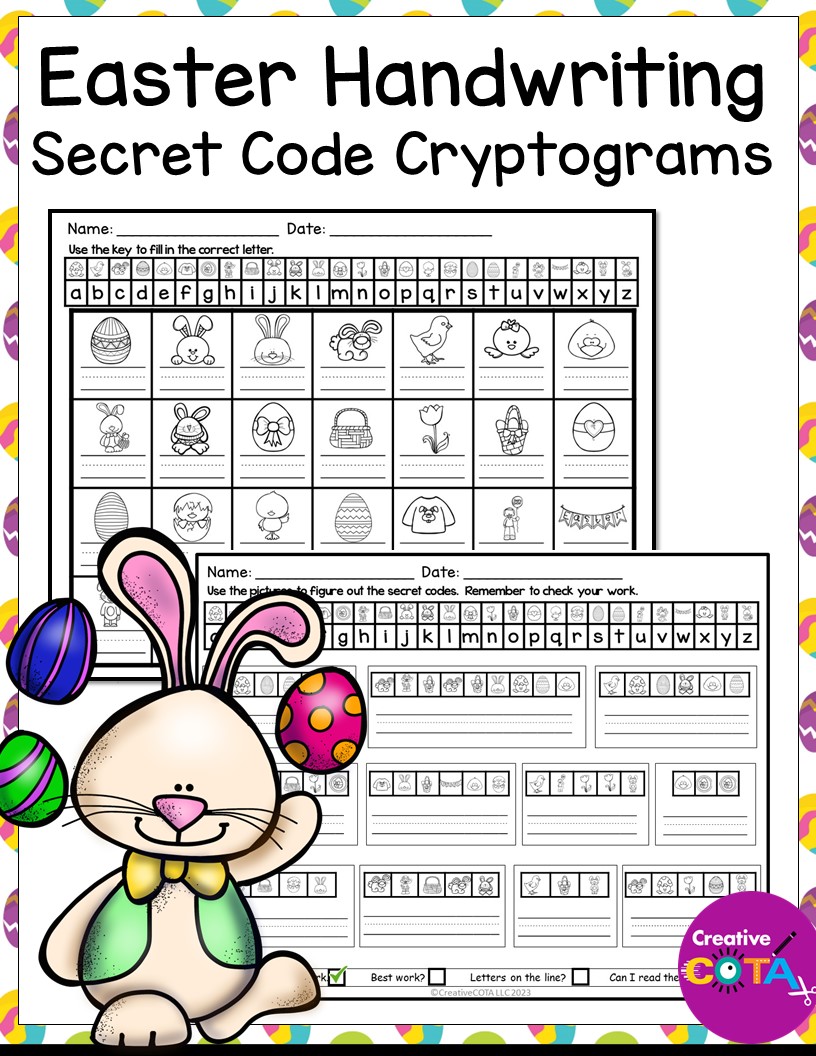 Free easter handwriting worksheet download free easter handwriting