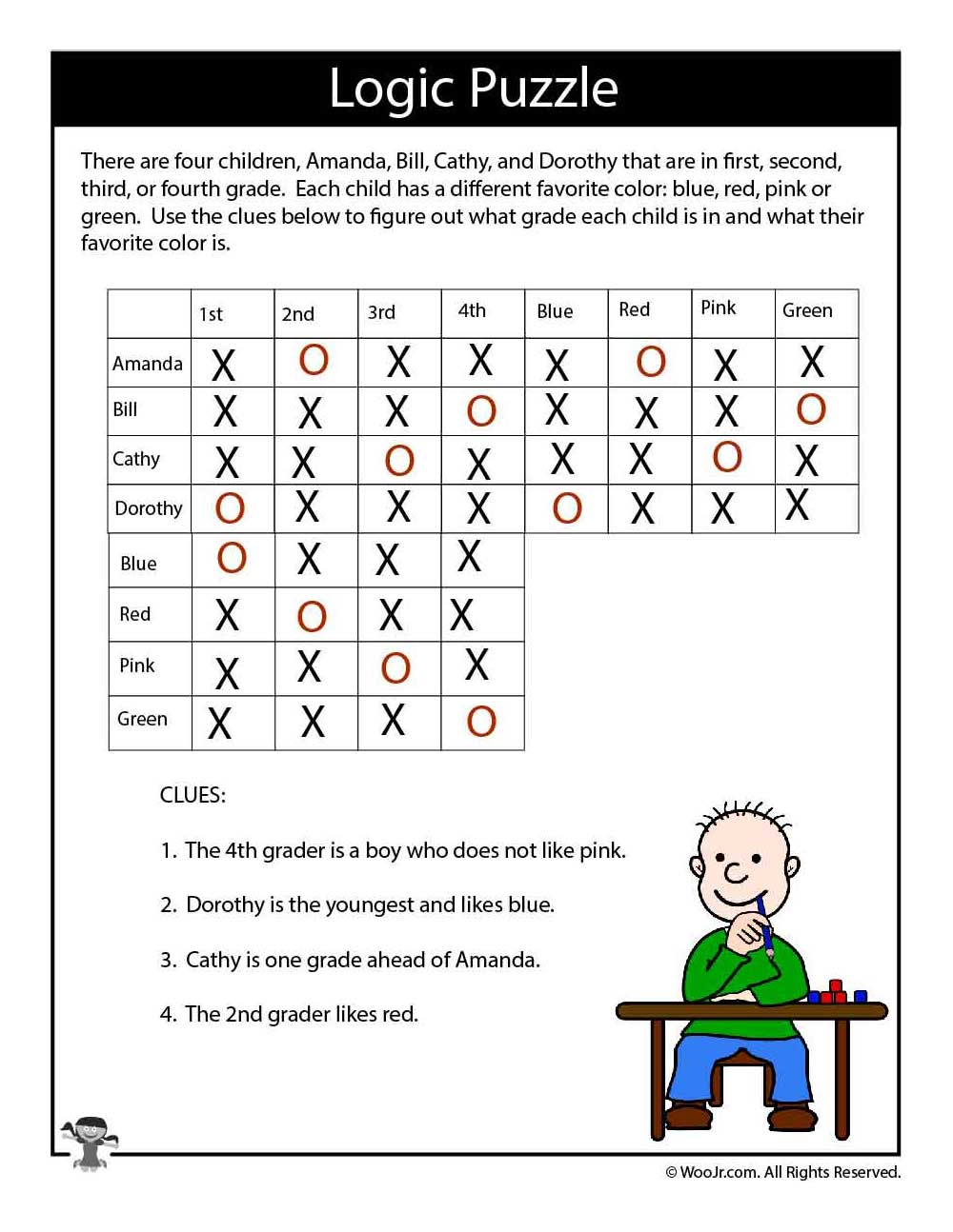 Printable Logic Puzzles for Kids | Woo! Jr. Kids Activities ...