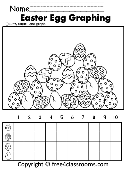 easter math graphs