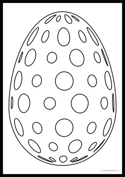 Easter Egg Pattern Colouring - Aussie Childcare Network