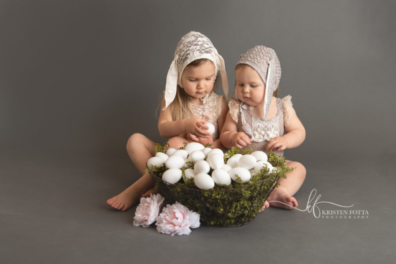 Vintage Inspired Toddler Easter Pictures | Kristen Fotta Photography