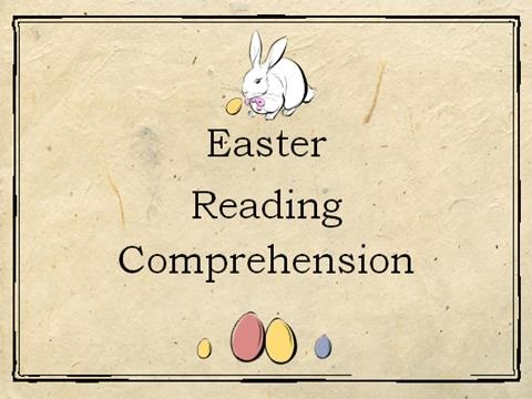 Easter Reading Comprehension Passage - FREE by Tess the Krafty Teacher