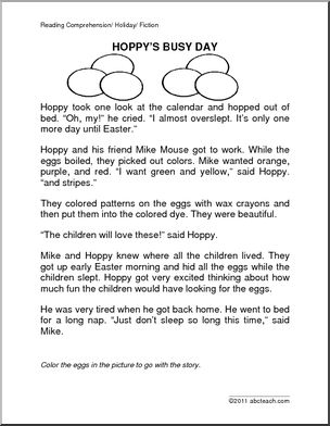 Easter reading and math worksheets | K5 Learning
