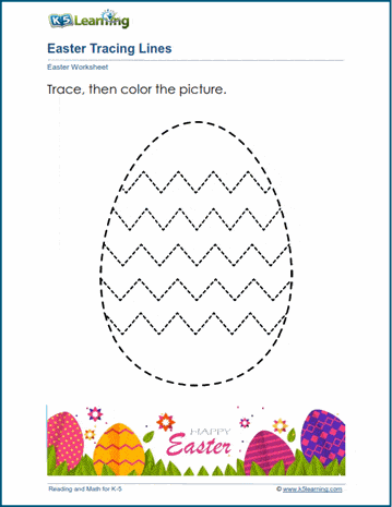 easter reading worksheet