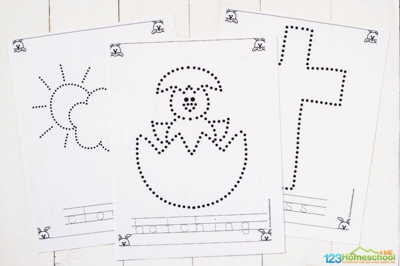 Free Printable Easter Tracing Worksheets for Preschoolers