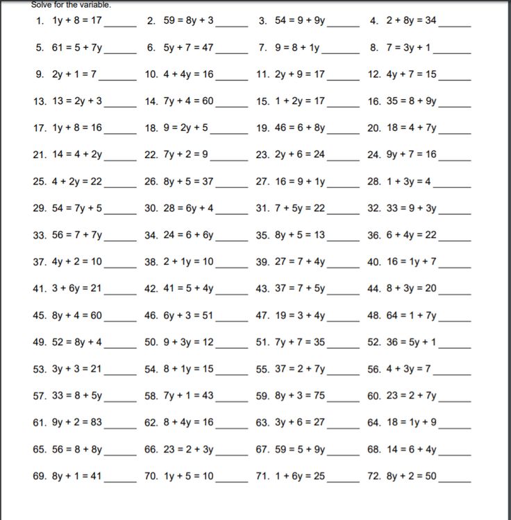 Worksheet Solving Basic Algebra Basic Algebra Basic Algebra Worksheet Solving Basic Algebra Basic Algebra Basic Algebra