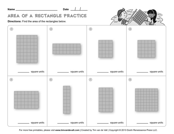 Area and Perimeter Worksheets - Third Grade Math Worksheets ...