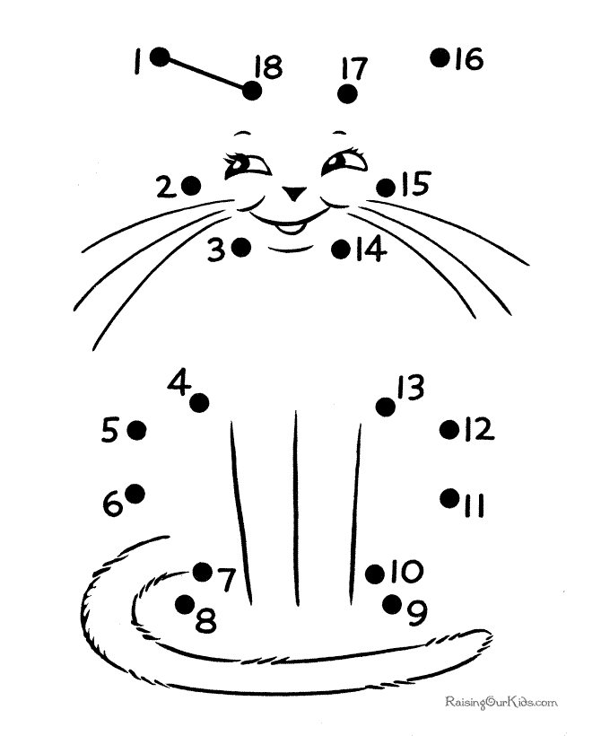 Free Connect the Dots Worksheet