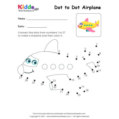 easy connect the dots worksheet