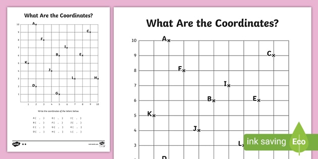 easy coordinate graphing worksheet