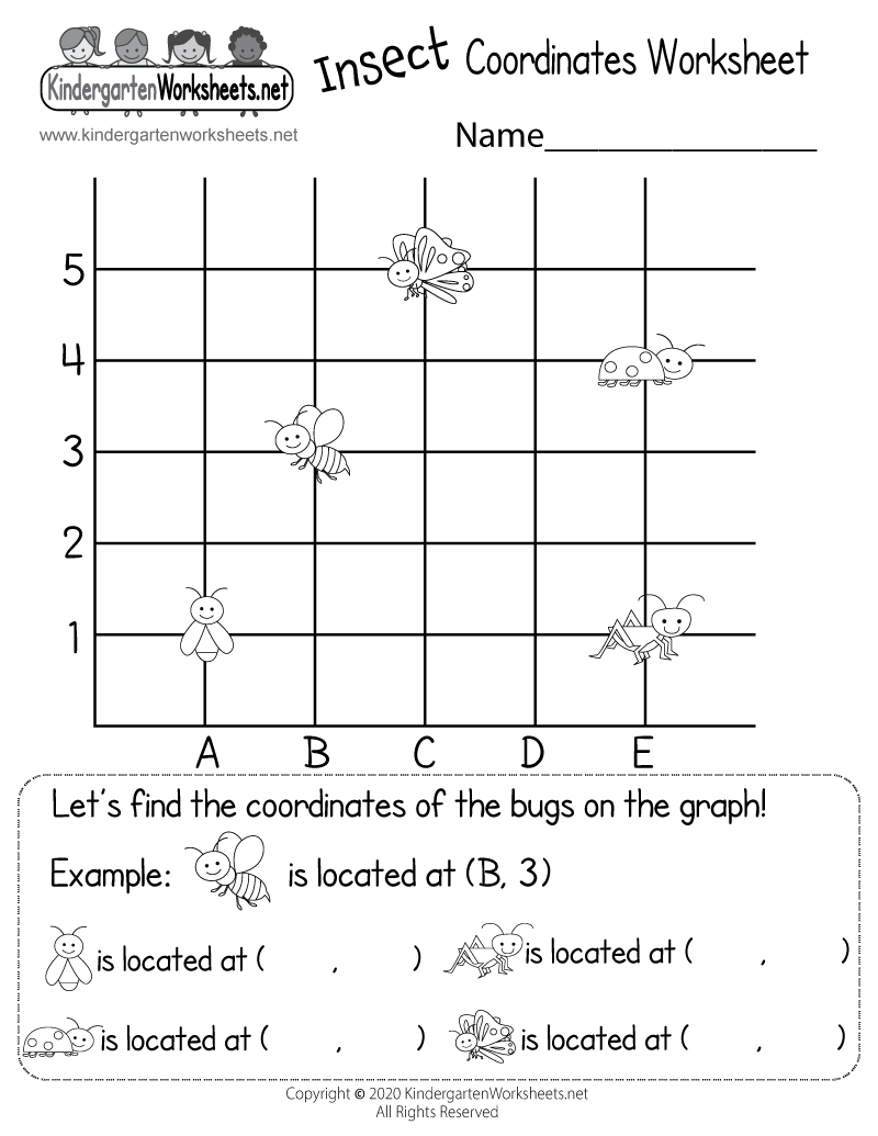 easy coordinate graphing worksheet
